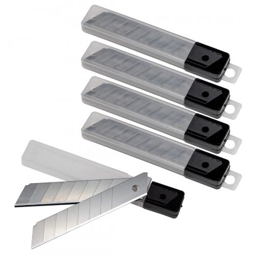 Cuttermesser Ersatz Abbrechklingen 18mm (50 Stck) im Kcher