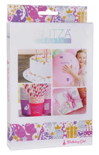 Glitza Party Geburtstag Starter Set - Ausfhrung: Birthday Girl