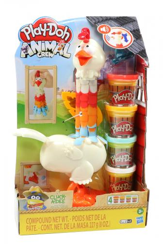 Play-Doh Animal Crew verrcktes Huhn Kinderknete Spielset