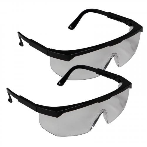 2er Set Vollsicht Schutzbrille Arbeitsbrille farblos EN166