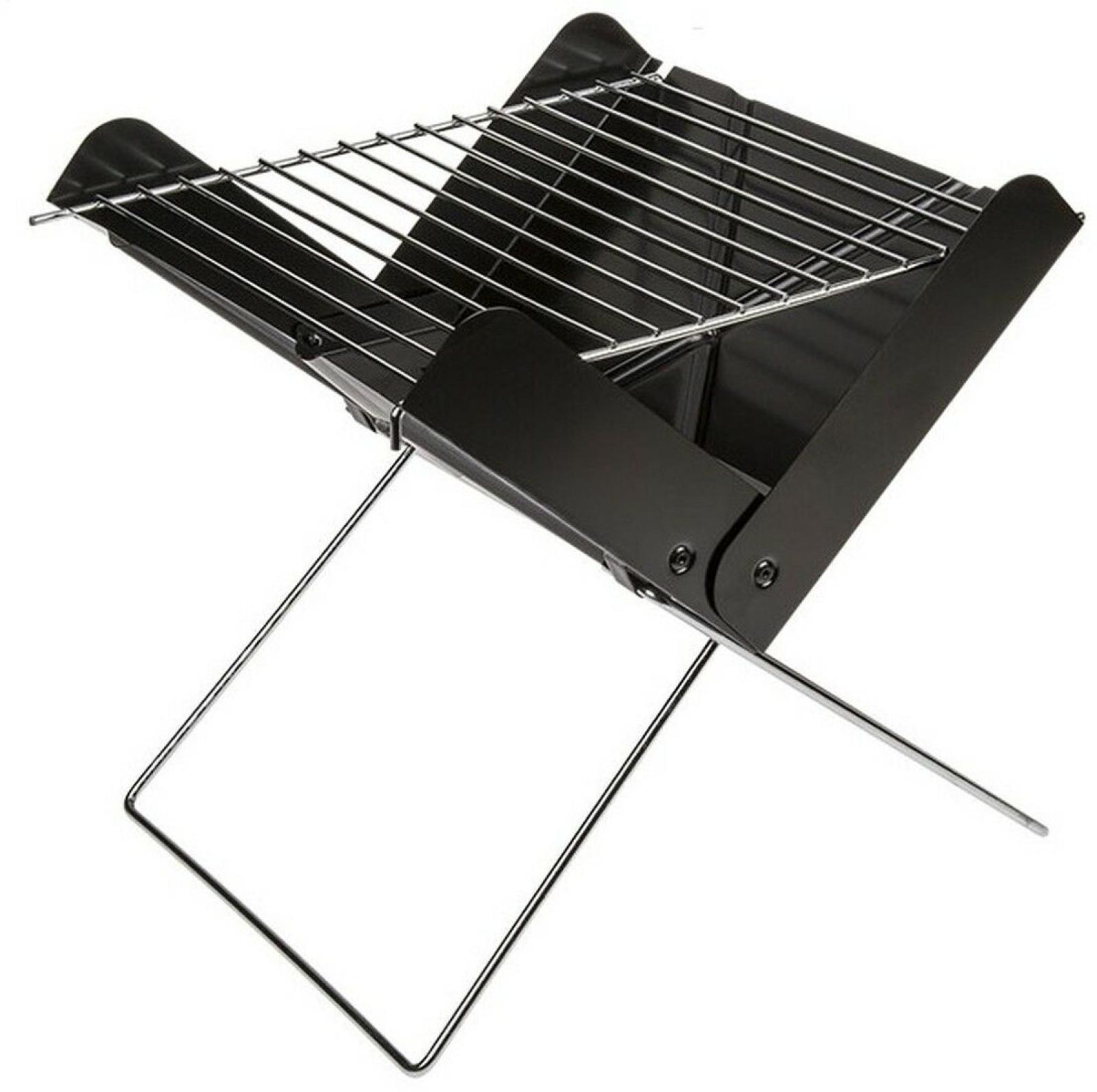 Klappgrill portabler klappbarer Grill mit Grillrost Camping Standgrill