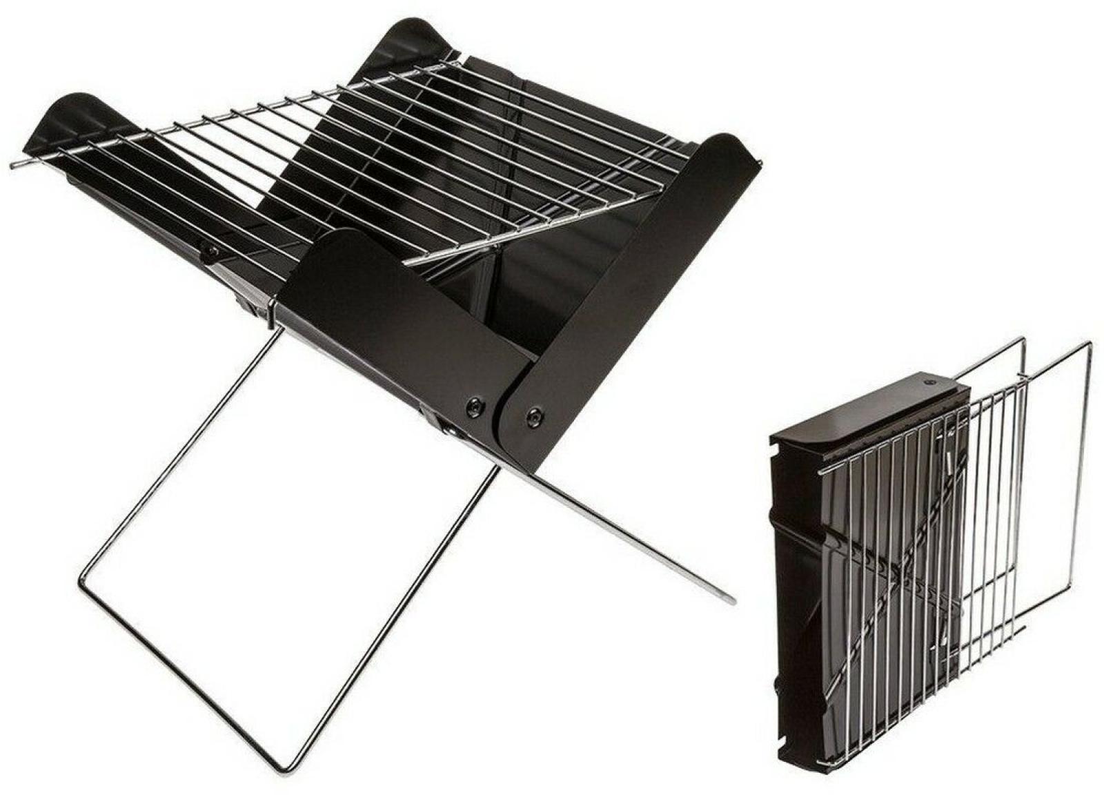 Klappgrill portabler klappbarer Grill mit Grillrost Camping Standgrill