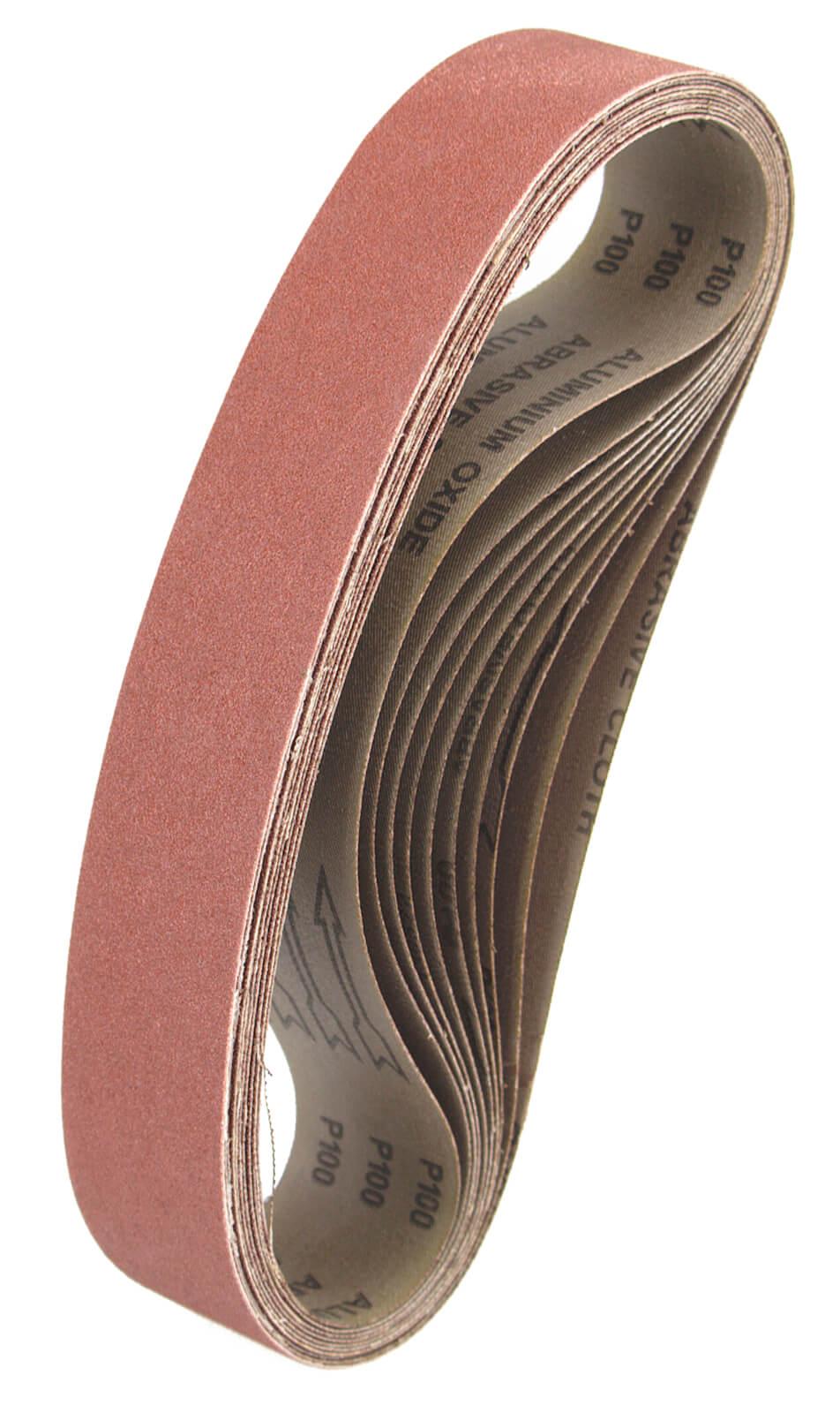 Schleifbänder Marke ECKRA® sanding belts 100x610 Korn wählbar Gewebeschleifband 